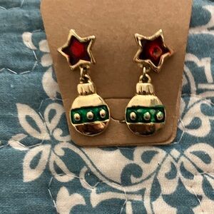 Festive Star and Ornament Earrings